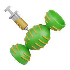 3d rendering gmo isolated useful for food, allergen, allergy, disease and antigen design element