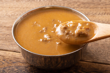 マトンのキーマカレー