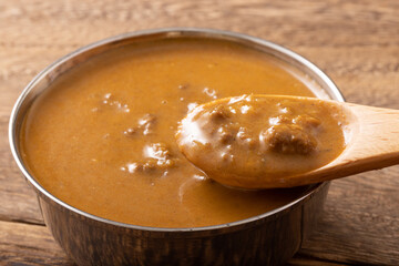 マトンのキーマカレー