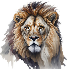 cape lion head 2 line icon