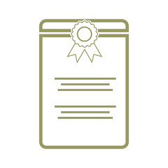 Certificate Document icon 