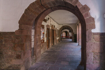 Archway in Basque Town of Elizondo baztan Valley, Navarre, Spain