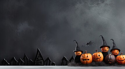 scary halloween background and with dark background and space for text