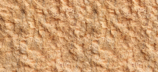 Top view of Beige stone texture, beige natural sand stone texture and background. detail for text creative, backdrop and Design for Long web banner.