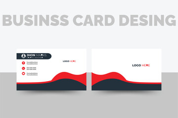 creative modern business card template Simple Business Card Layout.