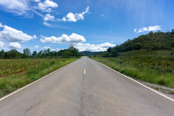 Paved roads in remote areas