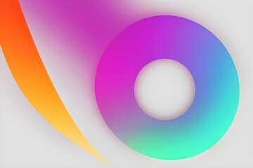 Abstract Blurred colorful gradient background. Beautiful wave backdrop. Vector illustration for your graphic design, banner, poster, card or wallpaper, theme