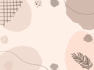 Hand-drawn brown background with a touch of artistic flair