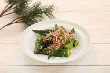 オクラのおひたし