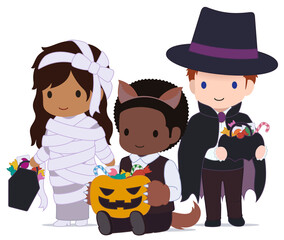 ハロウィーン　座り　狼男　タイプE