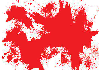 赤いペイントの背景イラスト