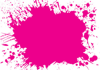 ピンクのペイントの背景イラスト