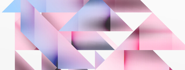 Captivating vector abstraction. Triangles interlock in mesmerizing dance, crafting dynamic geometric backdrop. Fusion of shapes and angles creates artful symphony of modern design