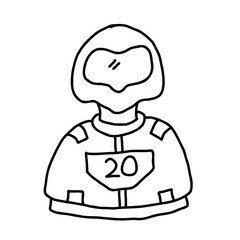 racer of professions character outline Icons
