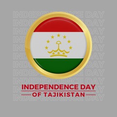 Obraz premium Premium Vector | Vector illustration for tajikistan independence day
