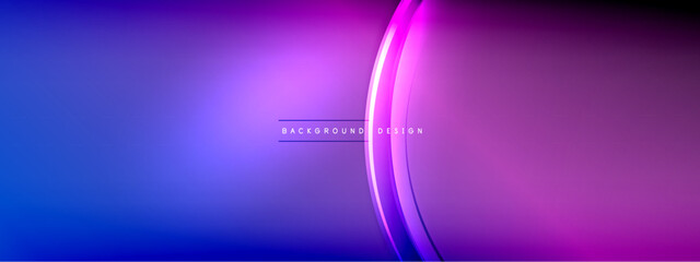 Vector abstract background - liquid transparent bubble shapes on fluid gradient with shadows and light effects