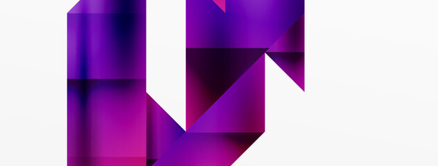 Captivating vector abstraction. Triangles interlock in mesmerizing dance, crafting dynamic geometric backdrop. Fusion of shapes and angles creates artful symphony of modern design