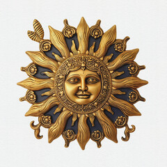 Sun God - Surya, solar deity in Hinduism. Pongal,  Makara Sankaranti - Hindu festival dedicated to the Sun God. 