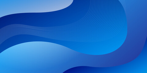 abstract blue wave gradient background