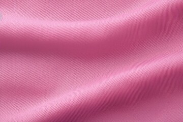 Pink satin, linen textiles, jeans fabric curves wave lines background texture for web design , banner , business concept. Generative AI