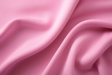 Obraz premium Pink satin, linen textiles, jeans fabric curves wave lines background texture for web design , banner , business concept. Generative AI