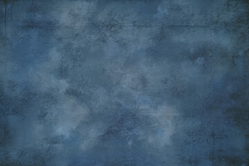 Fototapeta premium Abstract grunge decorative dark blue stucco wall background for web banner, design template, Generative AI