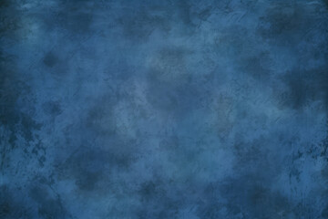 Fototapeta premium Abstract grunge decorative dark blue stucco wall background for web banner, design template, Generative AI