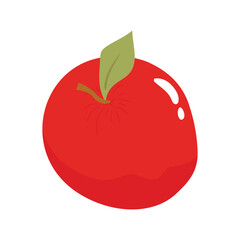 Apple Illustration Isolated In White Background