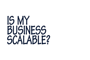 Digital png illustration of is my business scalable text on transparent background