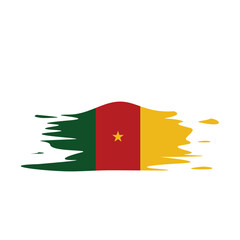 Cameroon State Flag Logo Vector