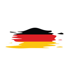 Germany State Flag Logo Vector