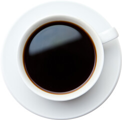 Fototapeta na wymiar Digital png photo of cup of coffee on transparent background