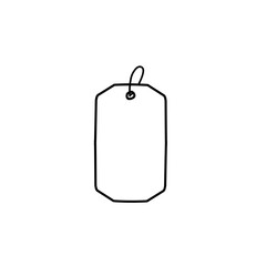Fototapeta premium Hand Drawn Price Tag 