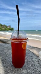 cocktail on the beach