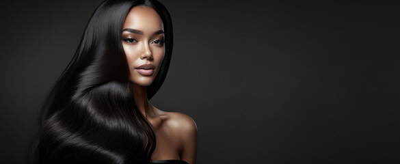 Beauty black hair women for hair care product 