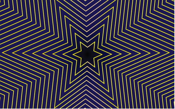 Seamless pattern of star shape on a dark background, abstract background with seamless star shape, vector art illustration