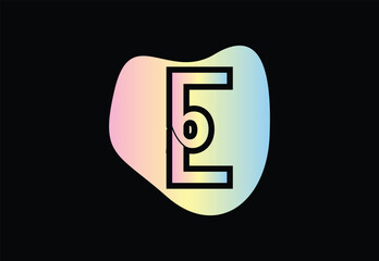 Eb letter logo and icon design template
