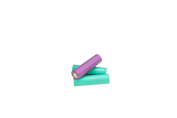 A heap of rechargeable batteries