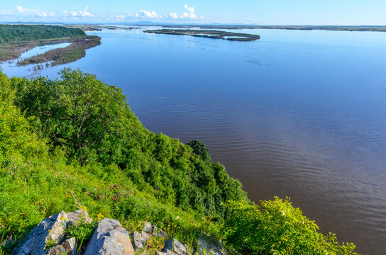 Amur River Scenic View From Malmyzh (Nanaysky District, Khabarovsk Krai, Russia)