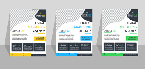 Best & Creative Business Flyer Design for digital marketing agency.