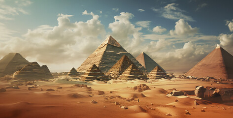 what would pyramids in egypt looked like when they afternoon hd wallpaper