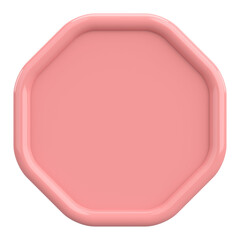 Price tag. Text box. 3D illustration.