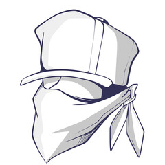 Character hiphop illustration