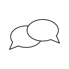 bubble speech icon design, illustration design