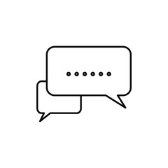 bubble speech icon design, illustration design
