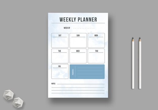 Weekly Planner Design