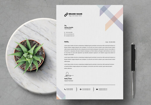 Minimalist Letterhead