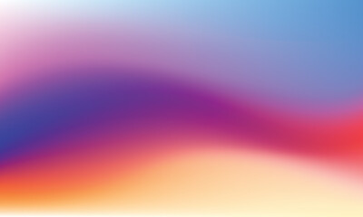 beautiful colorful gradient wave pattern abstract background