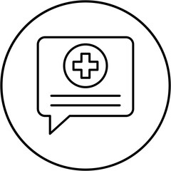 Fototapeta premium Medical App Icon