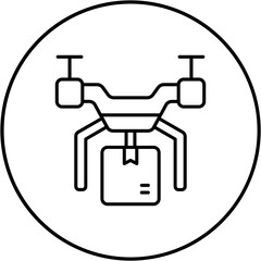 Drone Delivery Icon